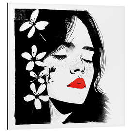 Magnettafel Die Sprache der Blumen