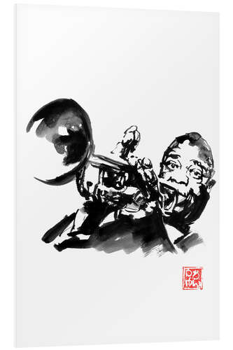 Foam board print Louis Armstrong