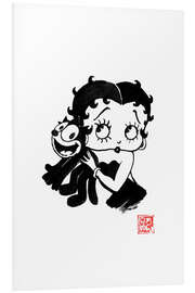 Tableau en PVC Betty Boop and Felix the Cat