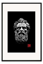 Gerahmter Kunstdruck Griechische Statue