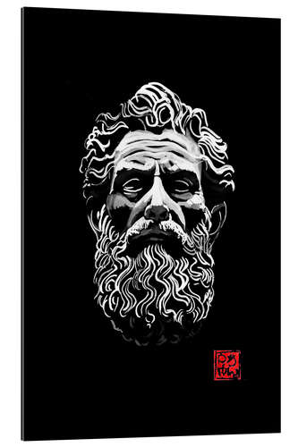 Gallery print Greek statue