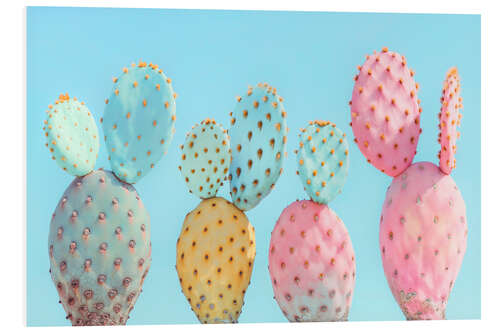 PVC print California Dreaming - Colourful Cactus