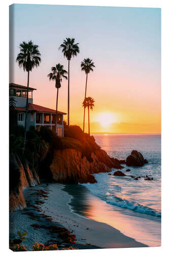 Stampa su tela California Dreaming - Laguna Beach Sunrise