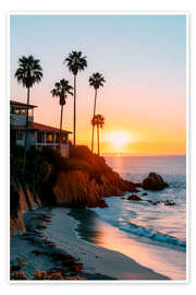 Wandbild California Dreaming - Laguna Beach Sunrise - Philippe HUGONNARD