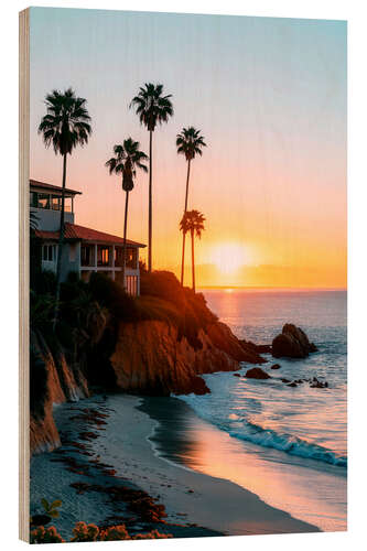 Puutaulu California Dreaming - Laguna Beach Sunrise