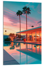 Gallery print California Dreaming - Sunset House Pool