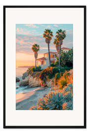 Gerahmter Kunstdruck California Dreaming - Laguna Sunset