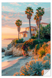 Sticker mural California Dreaming - Laguna Sunset