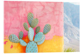 Acrylic print California Dreaming - Cactus Colourwall - Philippe HUGONNARD