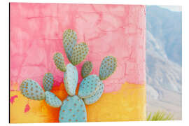 Aluminium print California Dreaming - Cactus Colourwall - Philippe HUGONNARD