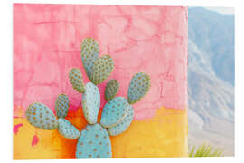 Hartschaumbild California Dreaming - Cactus Colourwall