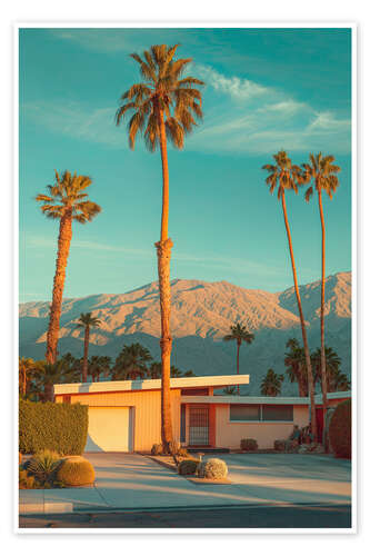 Poster California Dreaming - Famous Palm Springs