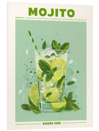 Foam board print Mojito, Havana 1890