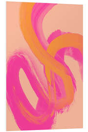 Foam board print Colour Strokes No 14