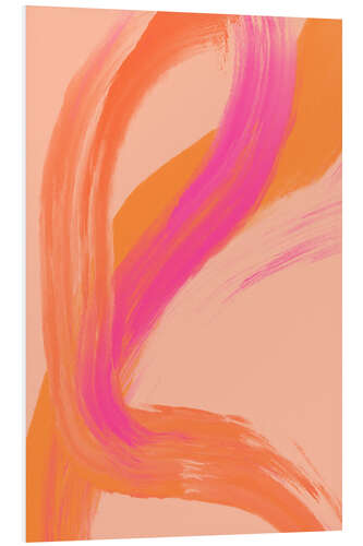 Foam board print Colour Strokes No 17