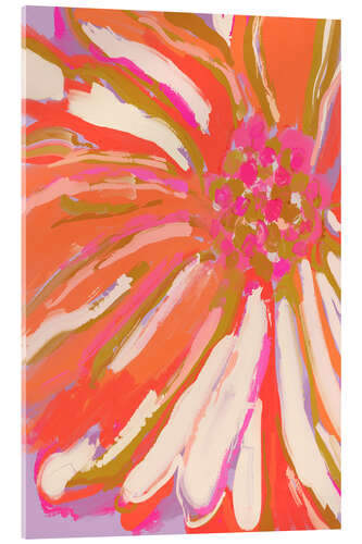 Acrylic print Abstract Flower Detail