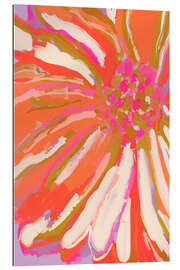 Tableau en plexi-alu Abstract Flower Detail