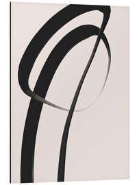 Magnettafel Schwarze Striche Nr. 17