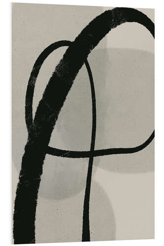 Tableau en PVC Black Strokes No 20