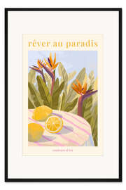 Gerahmter Kunstdruck Rêver au Paradis II