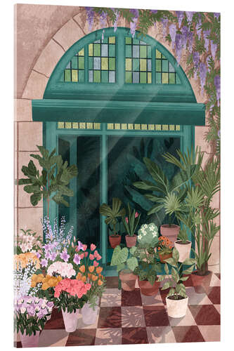 Acrylic print French Flowershop