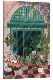 Magnettafel Französischer Blumenladen