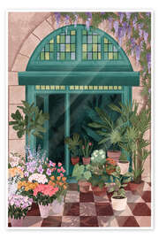 Poster French Flowershop