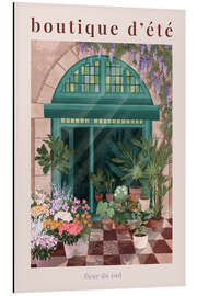 Magnettafel Boutique d'été - Französischer Blumenladen
