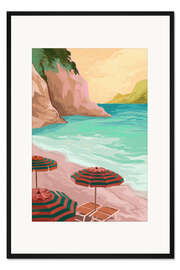 Gerahmter Kunstdruck Tropischer Urlaub