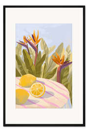 Gerahmter Kunstdruck Lemon Twist