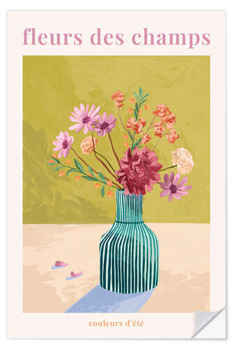 Autocolante decorativo Fleur des Champs II