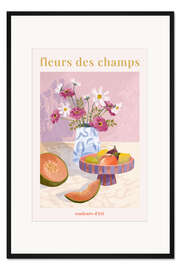 Gerahmter Kunstdruck Fleur des Champs I