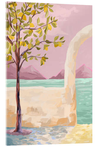 Tableau en verre acrylique Lemontree