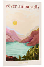 Magnettafel Rêver au Paradis I