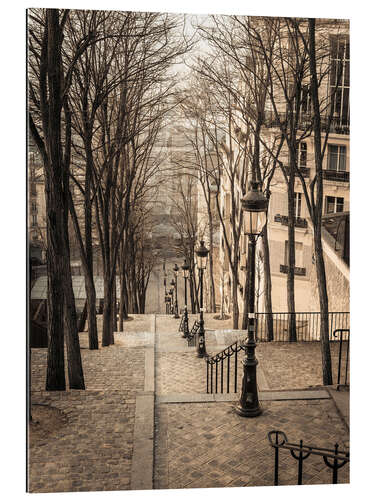 Gallery Print Montmartre Stadttreppe