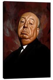 Canvastavla Alfred Hitchcock