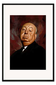 Gerahmter Kunstdruck Alfred Hitchcock