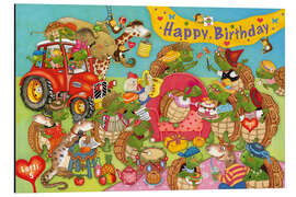 Magnettafel Happy Birthday