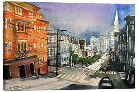 Canvas print San Francisco, Washington Street