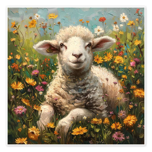 Plakat Happy Lamb