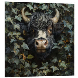 Hartschaumbild Süßer Yak - DejaReve