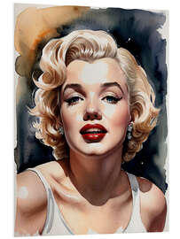 Foam board print Marilyn Monroe Portrait