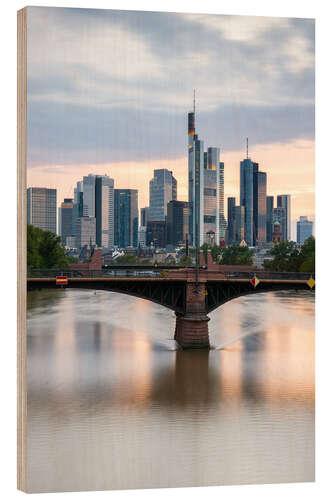 Trebilde Skyline Frankfurt in the evening