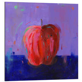 Aluminium print Apple