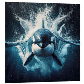 Aluminium print Orca Killer Whale