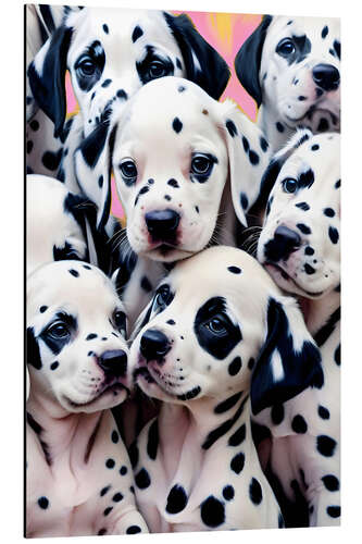 Cuadro de aluminio Dalmatian Love