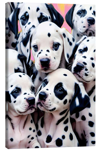 Canvas print Dalmatian Love