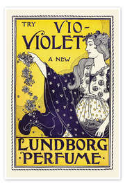 Plakat Vio-Violet, Lundborg Perfume