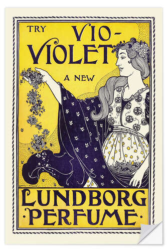 Wall sticker Vio-Violet, Lundborg Perfume