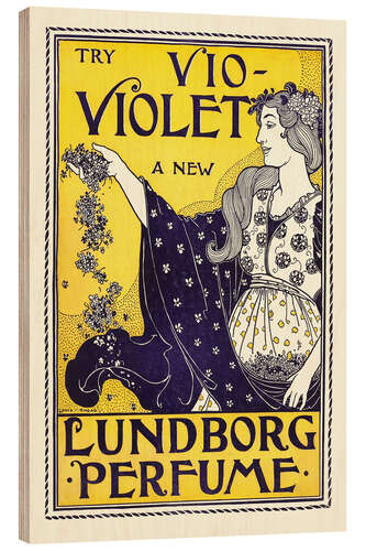 Wood print Vio-Violet, Lundborg Perfume